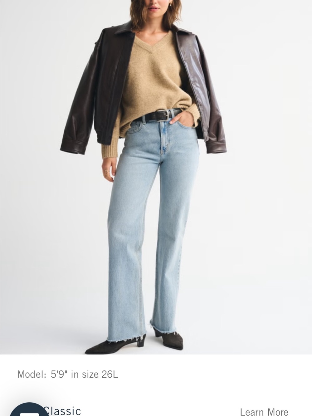 Abercrombie & Fitch Light Blue Straight Leg Jeans